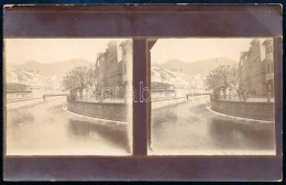 Cca 1900 Karlsbad Panoráma Fotó 14x9 Cm - Other & Unclassified