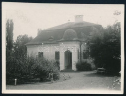 Cca 1935 Daróc (Felvidék), Egykori Berzeviczy-kastély, Hátoldalon Feliratozott Fotó, 6×8,5 Cm - Sonstige & Ohne Zuordnung