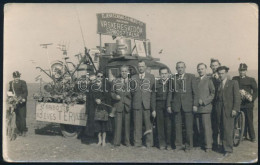 1949 Vaskereskedők A 3 éves Terv Szolgálatában, Fotólap, Törésekkel, 14,5x8,5 Cm - Sonstige & Ohne Zuordnung