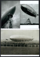 Cca 1931 Zeppelin Léghajó Csepelen, A Néhai Lapkiadó Vállalat Központi Fotólaborjának Archívumából 1 Db Modern Nagyítás, - Other & Unclassified