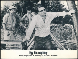 ,,Egy Kis Napfény" Című Bolgár Film Egy Jelenete, 1 Db Produkciós Filmfotó (vitrinfotó, Lobbyfotó) Nyomdatechnikával Sok - Andere & Zonder Classificatie