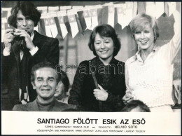 ,,Santiago Fölött Esik Az Eső" Című Francia Film Egy Jelenete, 1 Db Vintage Produkciós Filmfotó (vitrinfotó, Lobbyfotó)  - Otros & Sin Clasificación