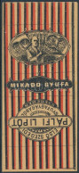 1882-1895 Pálfi Lipót Mikado Gyufacímke, A Szegedi Gyufagyár 1882-1895 Között Működött Pálfi Lipót Gyufagyára Néven - Non Classés