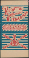 Regatta Temesvár 1945 Előtti Gyufacímke - Unclassified