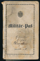 1880 Katonakönyv / Militär-Paß Borító Nélkül - Otros & Sin Clasificación