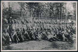 1918 Kínai és Cseh Katonákból álló Vörös Zászlóalj Jekatyerinburgban Későbbi Nagyítás / Red Army Squadron Consisting Of  - Other & Unclassified