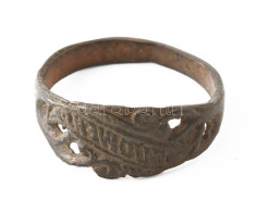 Orosz Birodalom ~1914. Bronz Katonai Gyűrű (59-es Méret) Russian Empire ~1914. Bronze Military Ring (size 59) - Otros & Sin Clasificación