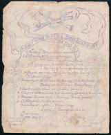 1916 A Zarwanicai Hadiszínkör Műsora. A Zarwanicában (Zarvanytsya / Zarwanycia, Ukrajna), állomásozó Magyar Katonák Hadi - Other & Unclassified