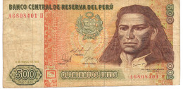 PERU P135 500 INTIS 6.3.1985  #A/H FINE - Peru