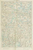 Cca 1915 Proskurow (Hmelnickij, Ukrajna) Katonai Térkép, 1 : 200.000, K.u.k. Militärgeographisches Institut, 62x43,5 Cm - Andere & Zonder Classificatie