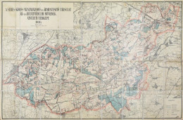 1936 A Sebes-Körös Vízszabályozó és Ármentesítő Társulat ár- és Belvízvédelmi Műveinek átnézeti Térképe, Bp., Klösz Györ - Other & Unclassified