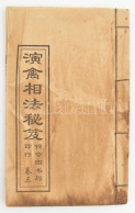 Cca 19. Sz., Kínai Fűzött Könyv, Kulturális Témában, Foltos Borítólappal. - Zonder Classificatie