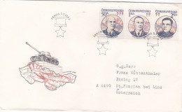 ARMY  COVERS  FDC  CIRCULATED 1985 Tchécoslovaquie - Briefe U. Dokumente