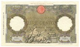 100 LIRE CAPRANESI AQUILA ROMANA TESTINA RETRO BI 23/08/1943 SUP+ - Sonstige