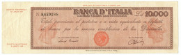 10000 LIRE TITOLO PROVVISORIO TESTINA REPUBBLICA ITALIANA 12/07/1947 BB/BB+ - Andere & Zonder Classificatie