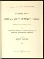 Weszerle József Hátrahagyott érmészeti Táblái - Szöveggel Bővített Második Kiadás. Kiadja A Magyar Numizmatikai Társulat - Unclassified