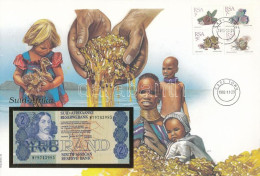 Dél-Afrika DN (1990) 2R Felbélyegzett Borítékban, Bélyegzéssel T:UNC South-Afrika ND (1990) 2 Rand In Envelope With Stam - Non Classificati