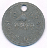 Budapest 1946. Al Ebvédjegy "4894" Sorszámmal T:F - Unclassified
