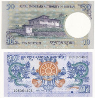 Bhután 2006. 1Ng + 2013. 10Ng T:UNC Bhutan 2006. 1 Ngultrum + 2013. 10 Ngultrum C:UNC - Unclassified