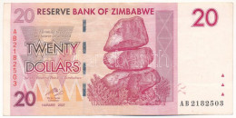 Zimbabwe 2007. 20$ T:III Zimbabwe 2007. 20 Dollars C:F Krause P#68 - Ohne Zuordnung