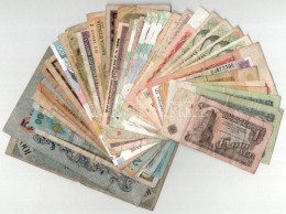 40db-os Vegyes Külföldi Bankjegyből álló Tétel, Közte Olaszország, Szovjetunió, Csehszlovákia, NDK, Bulgária Stb T:F-G 4 - Unclassified
