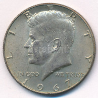 Amerikai Egyesült Államok 1967. 1/2$ Ag "Kennedy" T:AU Patina USA 1967. 1/2 Dollar Ag "Kennedy" C:AU Patina Krause KM#20 - Unclassified