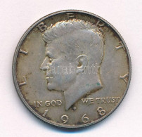 Amerikai Egyesült Államok 1968D 1/2$ Ag "Kennedy" T:XF Patina USA 1968D 1/2 Dollar Ag "Kennedy" C:XF Patina Krause KM#20 - Non Classificati