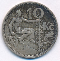 Csehszlovákia 1932. 10K Ag T:VF Patina  Czechoslovakia 1932. 10 Korun Ag C:VF Patina - Zonder Classificatie