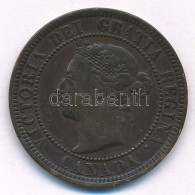 Kanada 1888. 1c Bronze "Viktória" (5,61g) T:XF,VF Ph. Canada 1888. 1 Cent Bronze "Victoria" (5,61g) C:XF,VF Edge Error K - Unclassified