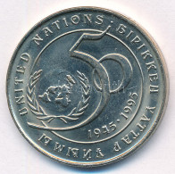 Kazahsztán 1995. 20T Cu-Ni "Az ENSZ 50. évfordulója" T:AU Kazakhstan 1995. 20 Tenge Cu-Ni "50th Anniversary Of The UN" C - Sin Clasificación