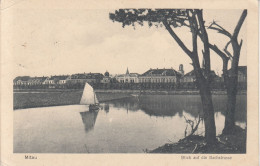 Mitau - Blick Auf Die Bachstrasse - Feldpost 1916 (2 Scans) - Lettonie