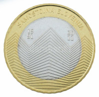 Szlovénia 2011. 3E Cu-Ni/Ni-sárgaréz "A Függetlenség 20. évfordulója" T:AU Slovenia 2011. 3 Euro Cu-Ni/Ni-Brass "20th An - Unclassified