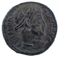 Római Birodalom / Ticinum / I. Constantinus 322-325. Follis Bronz (2,71g) T:XF Roman Empire / Ticinum / Constantine I 32 - Non Classificati