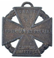 1916. "Károly-csapatkereszt" Zn Kitüntetés Mellszalag Nélkül T:XF Hungary 1916. "Charles Troop Cross" Zn Decoration With - Unclassified