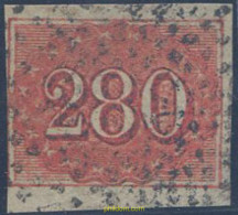 648066 USED BRASIL 1854 CIFRAS PEQUEÑAS, COLORES - Nuevos