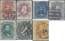 648124 USED BRASIL 1876 EMPERADOR PEDRO II - Unused Stamps