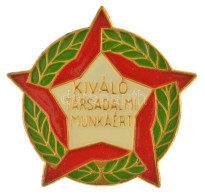 ~1970. "Kiváló Társadalmi Munkáért" Műgyantás Fém Jelvény Eredeti Tokban T:AU - Non Classificati