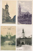 **, * 21 Db RÉGI Történelmi Magyar Város Képeslap: Templomok / 21 Pre- 1945 Historical Hungarian Town-view Postcards: Ch - Non Classés