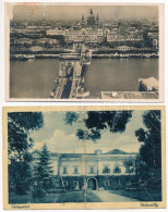 * 9 Db RÉGI Magyar Város Képeslap Vegyes Minőségben / 9 Pre-1945 Hungarian Town-view Postcards In Mixed Quality - Ohne Zuordnung