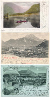 5 Db RÉGI Hosszú Címzéses Osztrák Képeslap / 5 Pre-1902 Austrian Postcards: Graz, Admont, Lunzer See, Weyer Litho, Heili - Unclassified