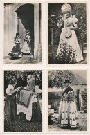 ** 7 Db RÉGI Magyar Népviseletes Képeslap / 7 Pre-1945 Hungarian Folklore Postcards - Ohne Zuordnung