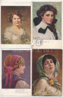 **, * 6 Db RÉGI Motívum Képeslap Vegyes Minőségben Hölgyekről / 6 Pre-1945 Motive Postcards In Mixed Quality: Ladie - Non Classés