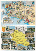 **, * 11 Db MODERN Térképes Képeslap / 11 Modern Map Motive Postcards - Unclassified