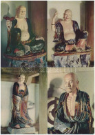 ** Vietnámi Szobrok - 12 Db MODERN Képeslap / Vietnamese Statues - 12 Modern Postcards - Non Classés