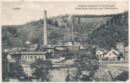 T2 1916 Anina, Stájerlakanina, Stájerlak, Steierdorf; Elektrische Zentrale, Theerfabrik / Villamos Központ és Kátránygyá - Ohne Zuordnung