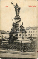 * T3 Arad, Vértanú Szobor, Schwarz Testvérek, Weigl Adolf és Társa üzlete. Kerpel Izsó Kiadása / Statue, Monument, Shops - Unclassified