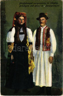 ** T2/T3 Bánffyhunyad, Huedin; Bánffyhunyadi Menyasszony és Vőlegény / Transylvanian Folklore From Huedin (EK) - Ohne Zuordnung