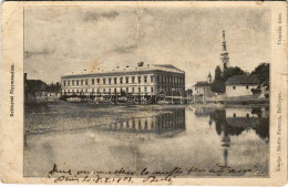 * T4 1903 Belényes, Beius; Főgimnázium. Matits Ferenc Kiadása / School (fa) - Sin Clasificación