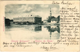 T2/T3 1899 (Vorläufer) Belényes, Beius; Főgimnázium. Sonnenfeld A. Kiadása / School (EK) - Ohne Zuordnung