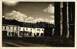 T2/T3 1940 Beszterce, Bistritz, Bistrita; Fő Tér, Haraszthy Ludovic üzlete / Main Square, Shops. Photo (fl) - Ohne Zuordnung